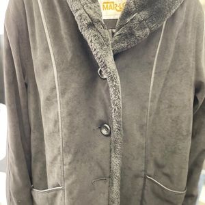 Vintage Marlo  fur lined women’s hooded jacket